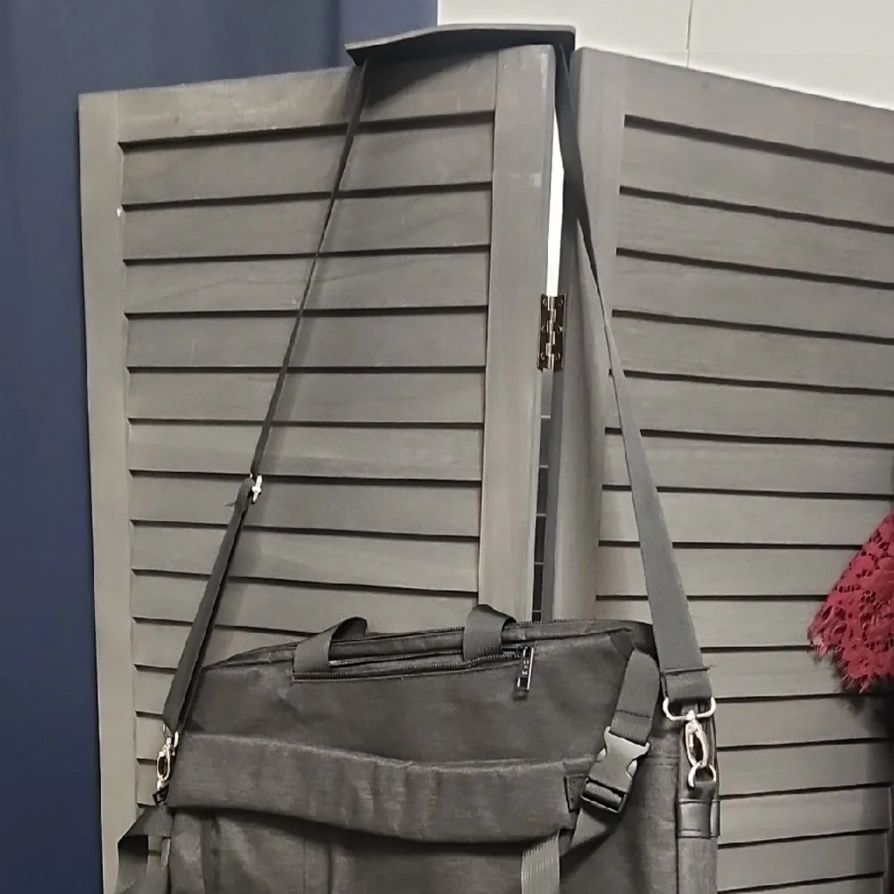 Sleek Gray Laptop Bag for Men